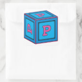 Stickers Baby Block - Lettre "P" (Sac)