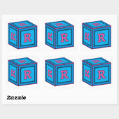 Stickers Baby Block - Lettre "R" (Feuille)