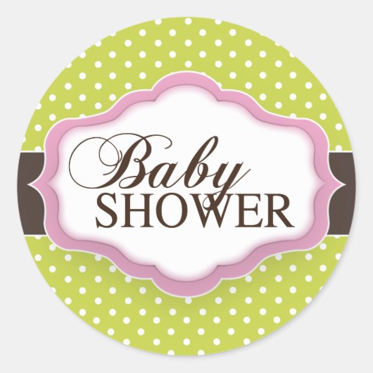 Stickers baby shower (Devant)
