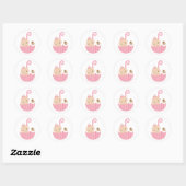 Stickers baby shower (Feuille)