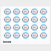 Stickers baby shower (Feuille)