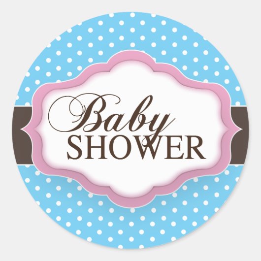 Stickers baby shower (Devant)