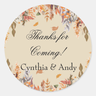 Stickers Baby shower Automne Favoriser