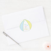 Stickers baby shower Beach Ball (Enveloppe)