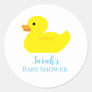 Stickers Baby shower BÉBÉ de la fête du canard en 