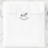 Stickers Baby shower Blue Rocse (Sac)