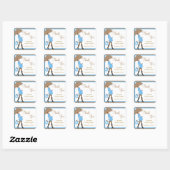 Stickers Baby shower Blue Shopper (Feuille)