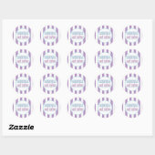 Stickers Baby shower Carnaval (Feuille)