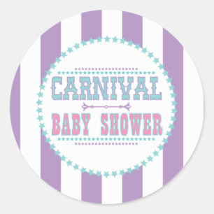 Stickers Baby shower Carnaval