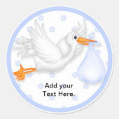 Stickers baby shower Cupcake Toppers (Devant)