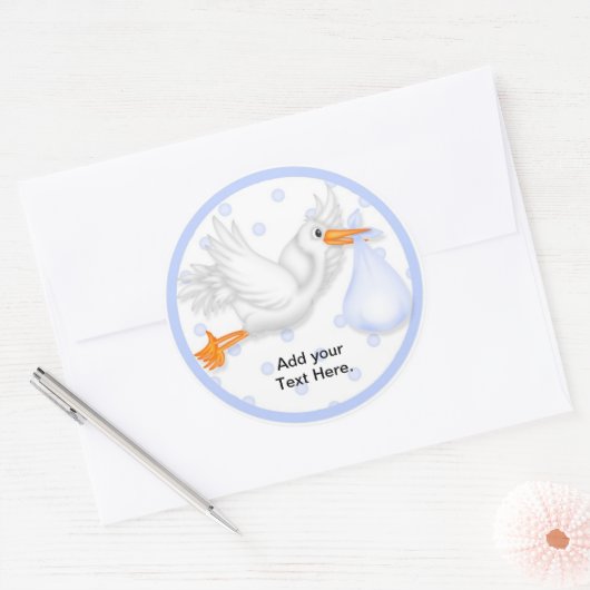 Stickers baby shower Cupcake Toppers (Enveloppe)