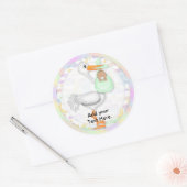 Stickers baby shower Cupcake Toppers (Enveloppe)