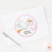 Stickers baby shower Cupcake Toppers (Enveloppe)