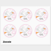 Stickers baby shower Cupcake Toppers (Feuille)