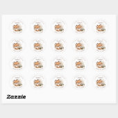 Stickers Baby shower d'automne (Feuille)