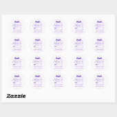Stickers Baby shower d'aventure pour filles de la  (Feuille)