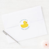 Stickers Baby shower de canard sophistiqué (Enveloppe)