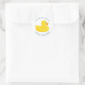 Stickers Baby shower de canard sophistiqué (Sac)