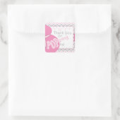 Stickers Baby shower de  préféré du ventre rose (Sac)