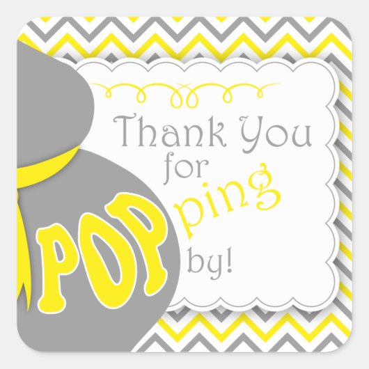 Stickers Baby shower de  préféré pour le ventre gr (Devant)