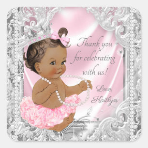 Stickers Baby shower de Princess Américaine Africa