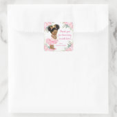 Stickers Baby shower de Princess Américaine Africa (Sac)