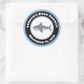 Stickers Baby shower de requin Favoriser (Sac)