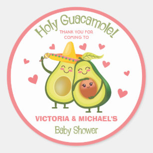 Stickers Baby shower de Saint-Guacamole Avocado