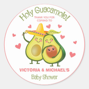 Stickers Baby shower de Saint-Guacamole Avocado