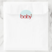 Stickers Baby shower d'hiver (Sac)