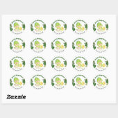 Stickers Baby shower Dinosaur Favoriser (Feuille)