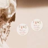 Stickers baby shower, Fille Rose Baby shower Favor