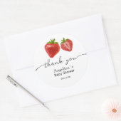 Stickers Baby shower Fraises sucrées (Enveloppe)