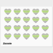 Stickers Baby shower Green Grey Favoriser les  (Feuille)