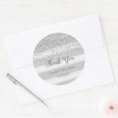 Stickers Baby shower Gris (Enveloppe)