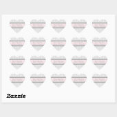 Stickers Baby shower gris-blanc Damas Favoriser (Feuille)