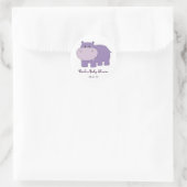Stickers Baby shower Hippo (Sac)