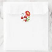 stickers Baby shower Ladybug, étiquette (Sac)
