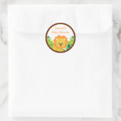 Stickers Baby shower Lion Safari Favoriser (Sac)