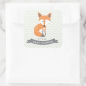 Stickers Baby shower Little Fox (Sac)