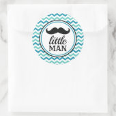 Stickers Baby shower Little Man Mustache - LM (Sac)