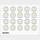 Stickers Baby shower Little Peanut Circus (Feuille)