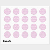 Stickers Baby shower Merci (Feuille)