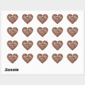 Stickers Baby shower Merci de fraises (Feuille)