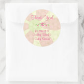 Stickers baby shower Merci Favor (Sac)
