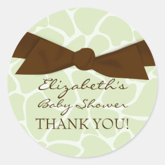 Stickers Baby shower Motif Giraffe