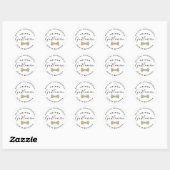 Stickers Baby shower, Parties scintillant or Faux (Feuille)