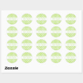 Stickers Baby shower points verts Favoriser les  (Feuille)