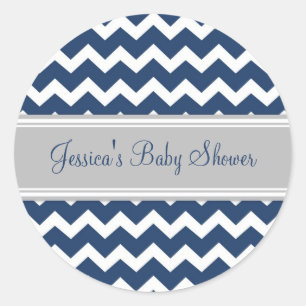 Stickers Baby shower préféré Blue Grey