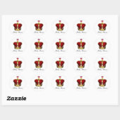 Stickers Baby shower Red Gold (Feuille)